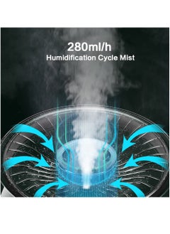 Generic Humidifiers for Bedroom Large Room Home, 6.8L Cool Mist Humidifiers and Oil Diffuser, 360° Nozzle, Intelligent Remote Control, Quiet, Perfect for Home and Office Use  - Image 4