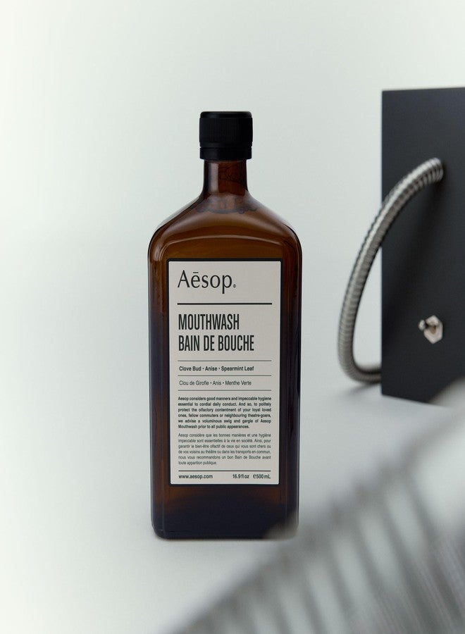 Aesop Oral Care Duo | Mouthwash & Toothpaste Set for Fresh Breath | Daily Botanical Oral Hygiene Kit (16.9 oz + 3.4 oz - Image 5
