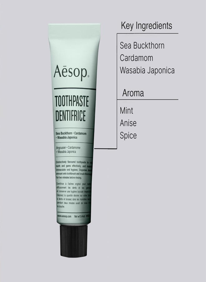 Aesop Oral Care Duo | Mouthwash & Toothpaste Set for Fresh Breath | Daily Botanical Oral Hygiene Kit (16.9 oz + 3.4 oz - Image 3