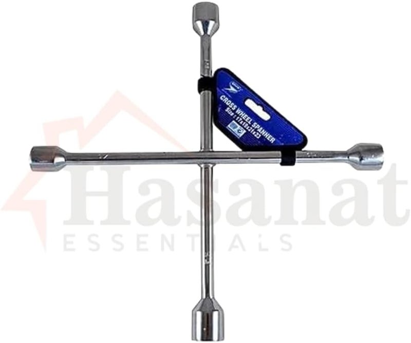 HASANAT ESSENTIALS مفتاح العجلات المتقاطع 4 طرق من حسنات Essentials - Image 5