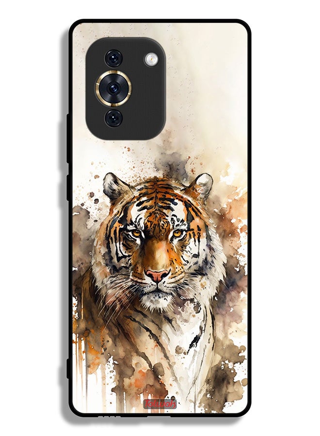 Tolwak Huawei nova 10 Protective Case Cover Leopard Abstract Art - Image 2