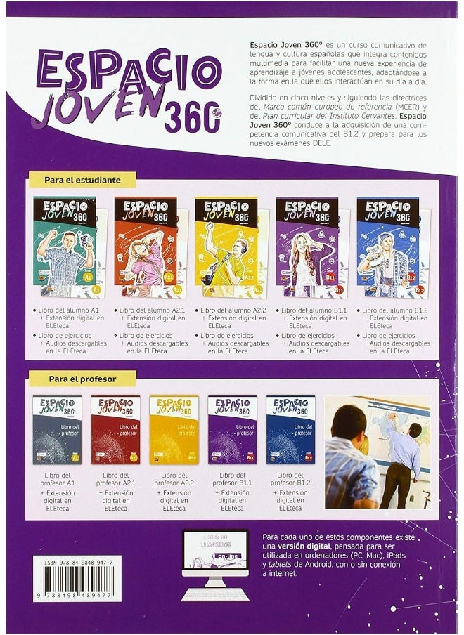 Espacio Joven 360 : Nivel B1.1 : Tutor manual with coded access to ELEteca: Libro del profesor con extension digital