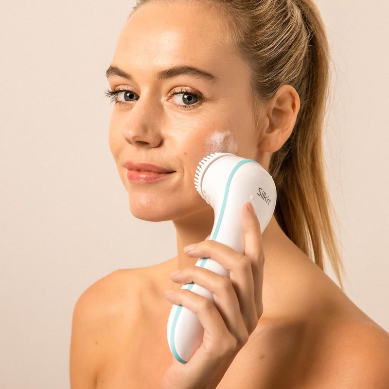 Silk'n Pure Brush Heads, Facial Massage - Gentle Cleansing and Massage for All Skin Types - White - 2 Pieces, SCPB1PE1001 - Image 5