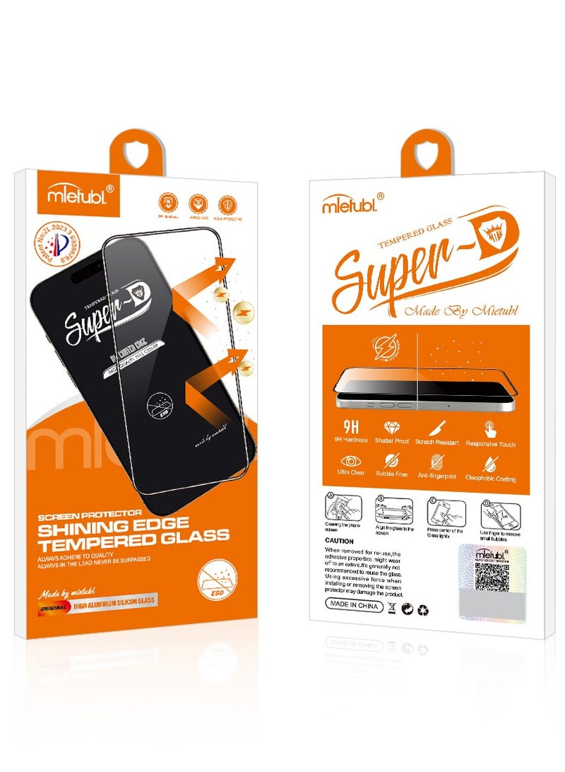 mietubl Apple iPhone 16 Pro Max Super D Premium Tempered Glass Screen Protector - Image 1