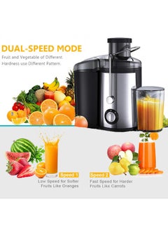 VOGMAX Electric fruit and vegetable juicer with a power of 800 watts and a capacity of 1200 ml  - Image 3