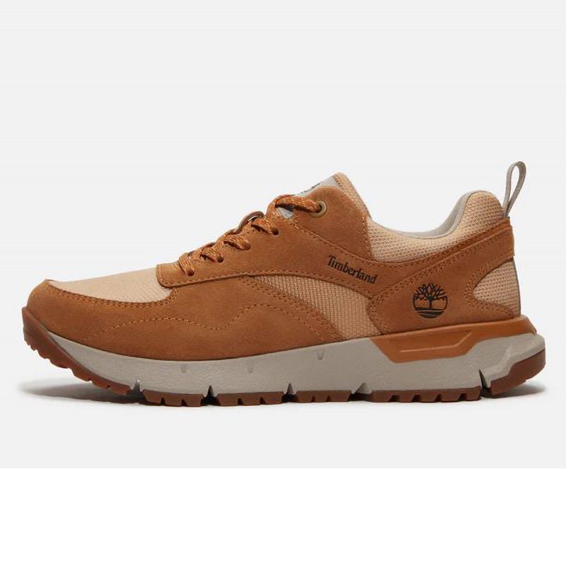 Timberland Voyager Park Low Lace Up Sneaker Wheat Mesh - Image 3