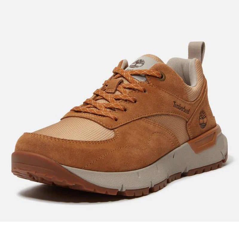 Timberland Voyager Park Low Lace Up Sneaker Wheat Mesh - Image 2