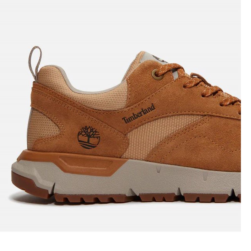 Timberland Voyager Park Low Lace Up Sneaker Wheat Mesh - Image 4