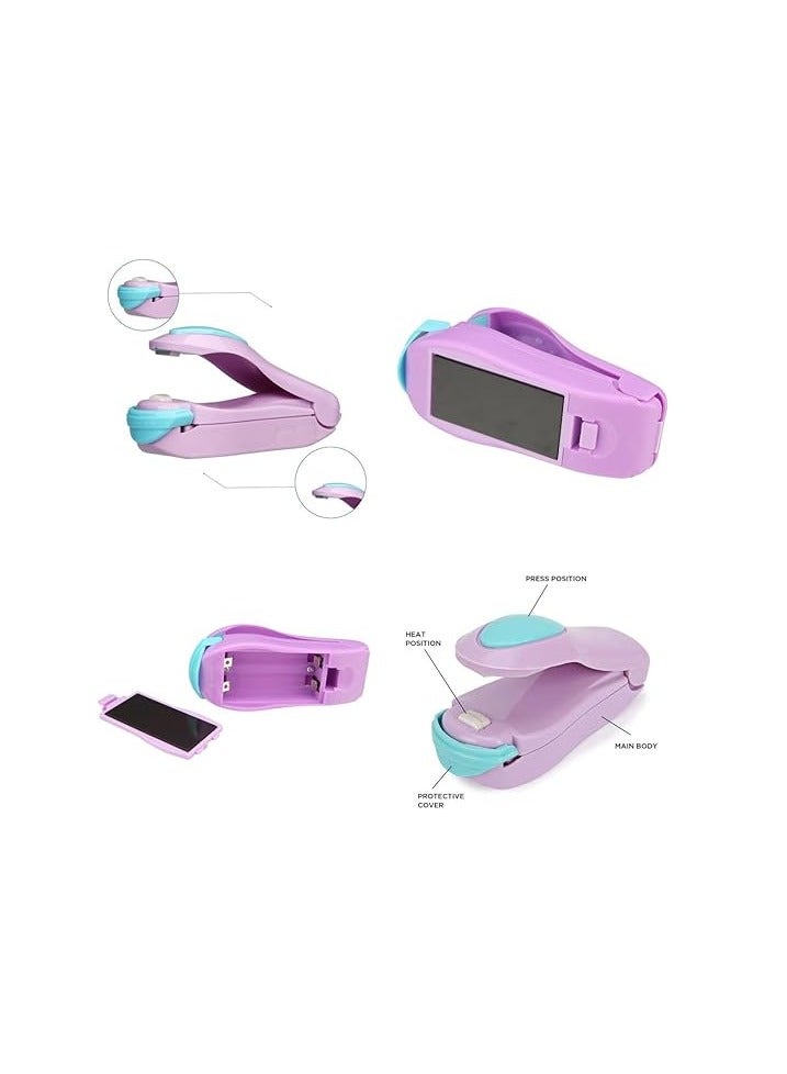 Cool Baby NO Portable Mini Sealing Machine Household Heat Sealer Capper (Purple) - Image 4
