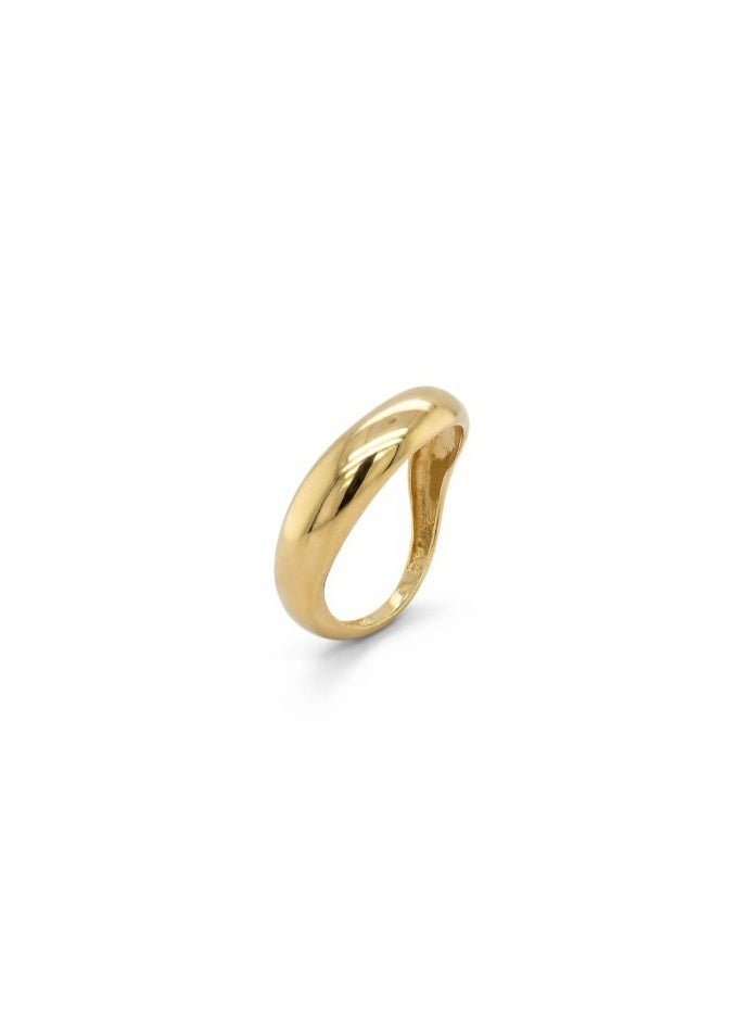 Ruby Art 925 Sterling Silver Ring, 21K Gold Plated,     Design for Women gift jewelry - Image 1
