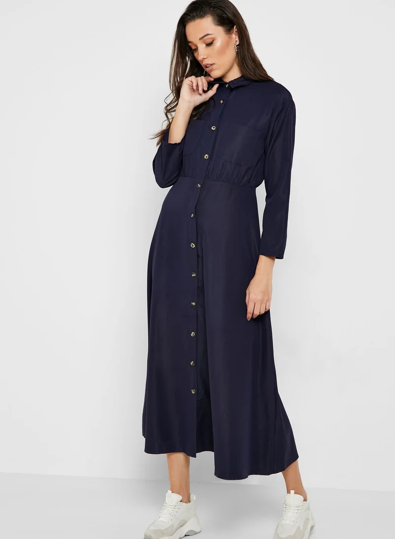 ELLA Shirt Midi Dress