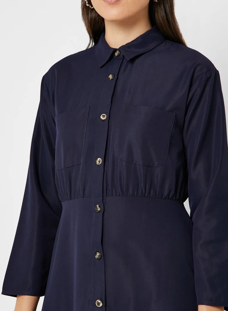 ELLA Shirt Midi Dress