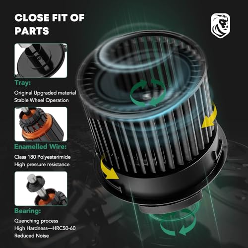 YHTAUTO A/C Heater Blower Motor Fan Assembly for Nissan 2013-2018 Sentra L4 1.8L, Sedan, 2017-2018 Sentra L4 1.6L, Front Side - Image 5