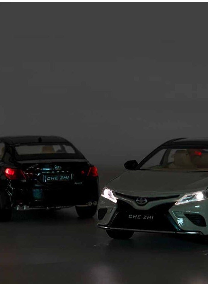 for Toyota 2021 Camry Car Model 1:24 Alloy Simulation Sedan Car Model Ornaments(Black) - Image 2