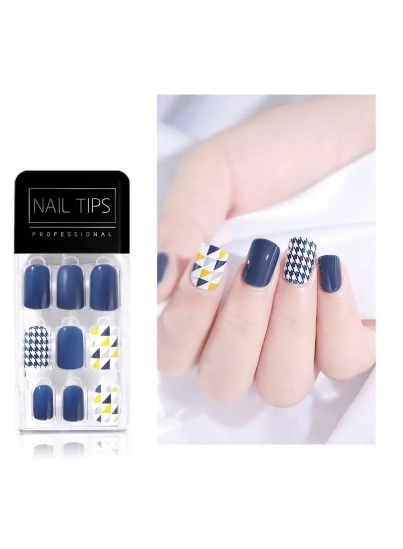 مجموعة أظافر جل مكونه من ٣٠ قطعة، مانيكير بالضغط، مانيكير قصيره  بالوان عصريه ، يتضمن وسادة تحضير ، مبرد صغير ، عصا بشرة  | 22 - Image 2