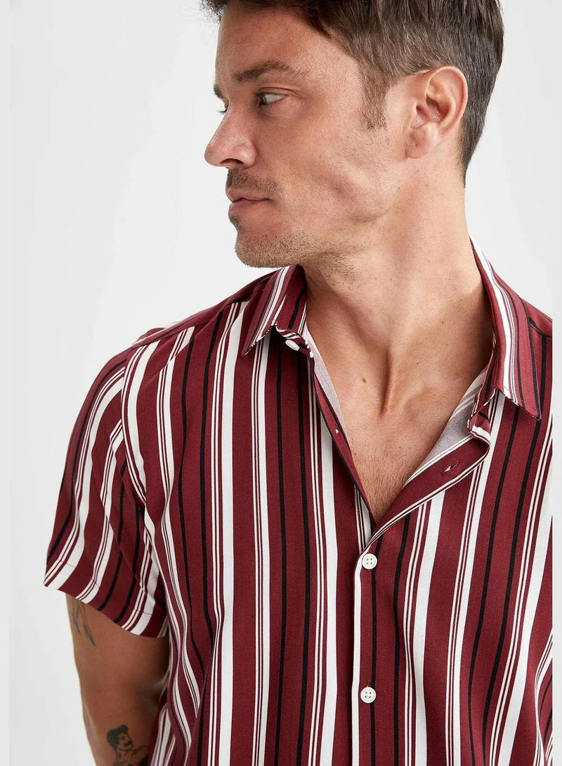 DeFacto Modern Fit Viscose Shirt