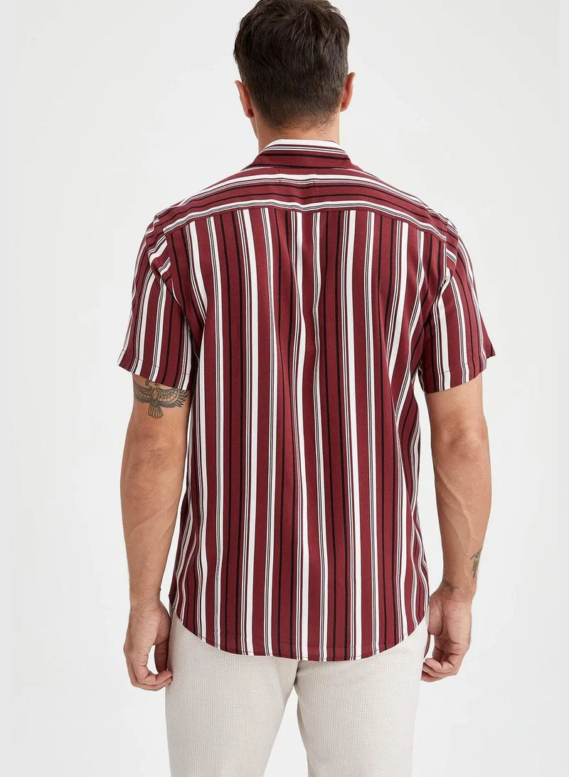 DeFacto Modern Fit Viscose Shirt