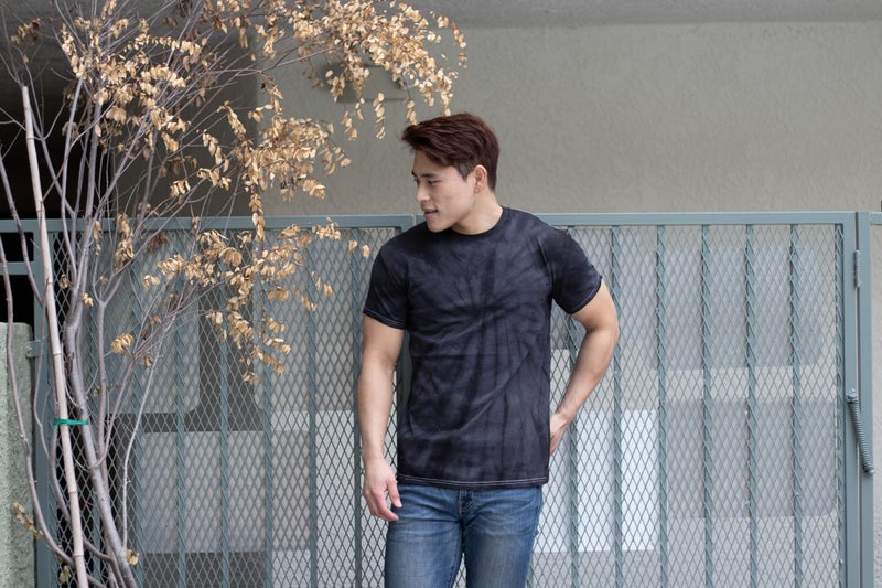 Colortone 100% Cotton Spider Tie Dye T-Shirt for Women and Men, Small, Spider Black - Image 5