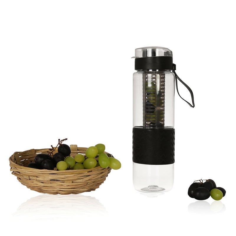 SCL Steelo Steelo Tritan Infuser Bottle, 750ml, 1 Pc, Black - Image 2