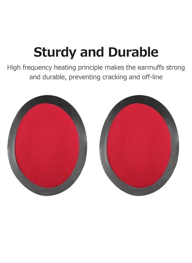 Generic Headphone Cover, High Quality Headrest Replacement Breathable Ear Pads with Kingston HyperX Cloud II/III (Black) Earmuffs, HyperX Cloud 2/3 Ear Pads  - Image 5