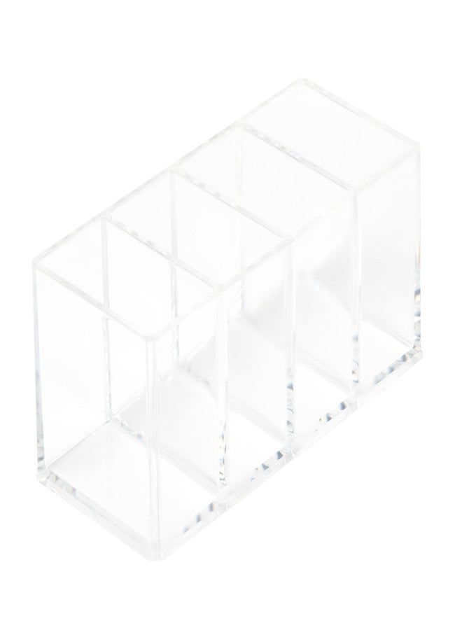 Richards Homewares Cosmetic Tray, 4-Compartment, Clear - Image 1