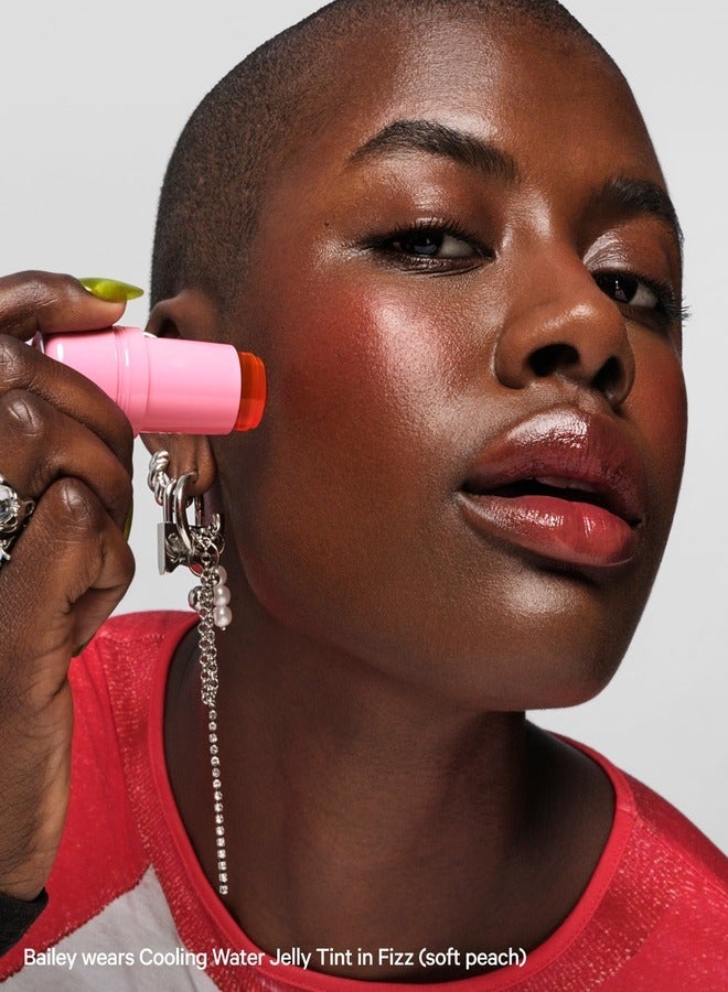 MILK MAKEUP MILK MAKEUP Cooling Water Jelly Tint Lip + Cheek Blush Stain (Fizz - soft peach) .17 oz / 5 g  - Image 3