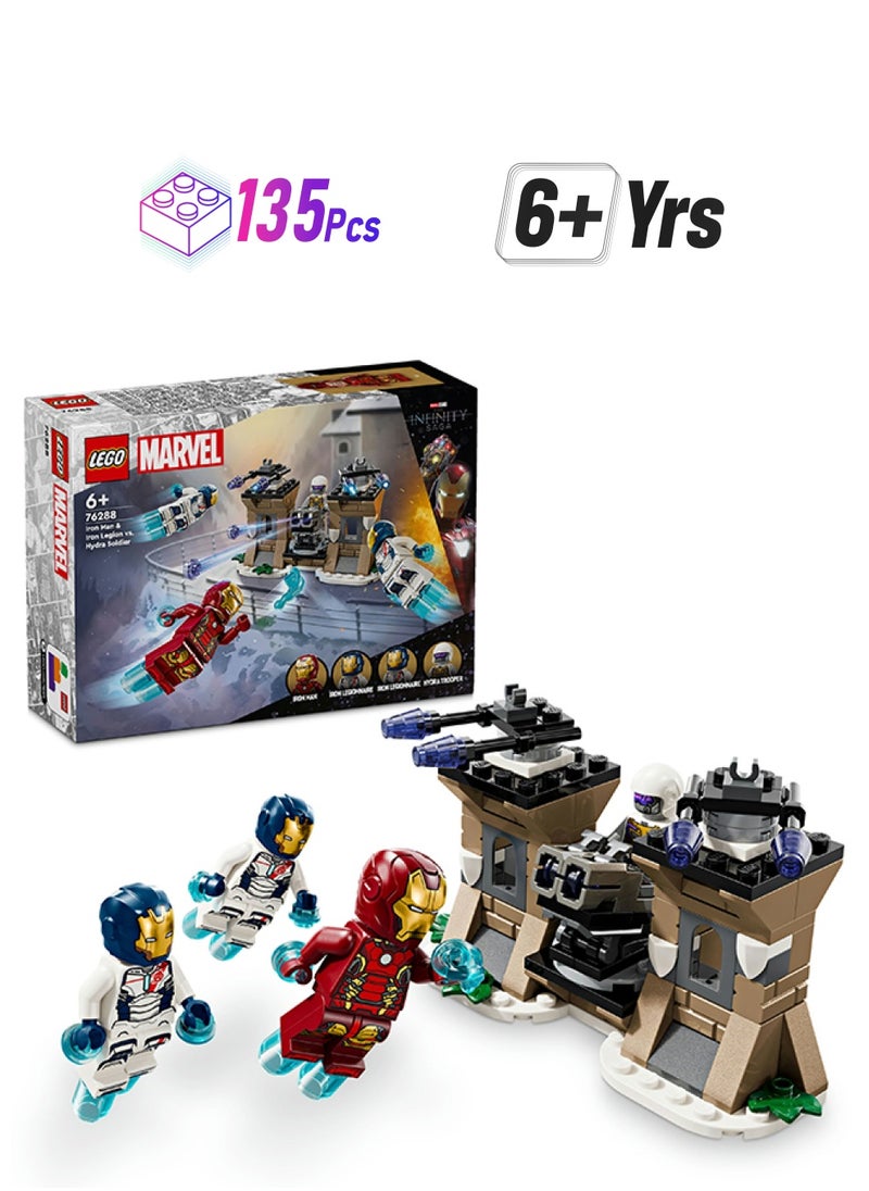 LEGO Marvel Iron Man & Iron Legion vs. Hydra Soldier 76288 (135) Pieces  - Image 1