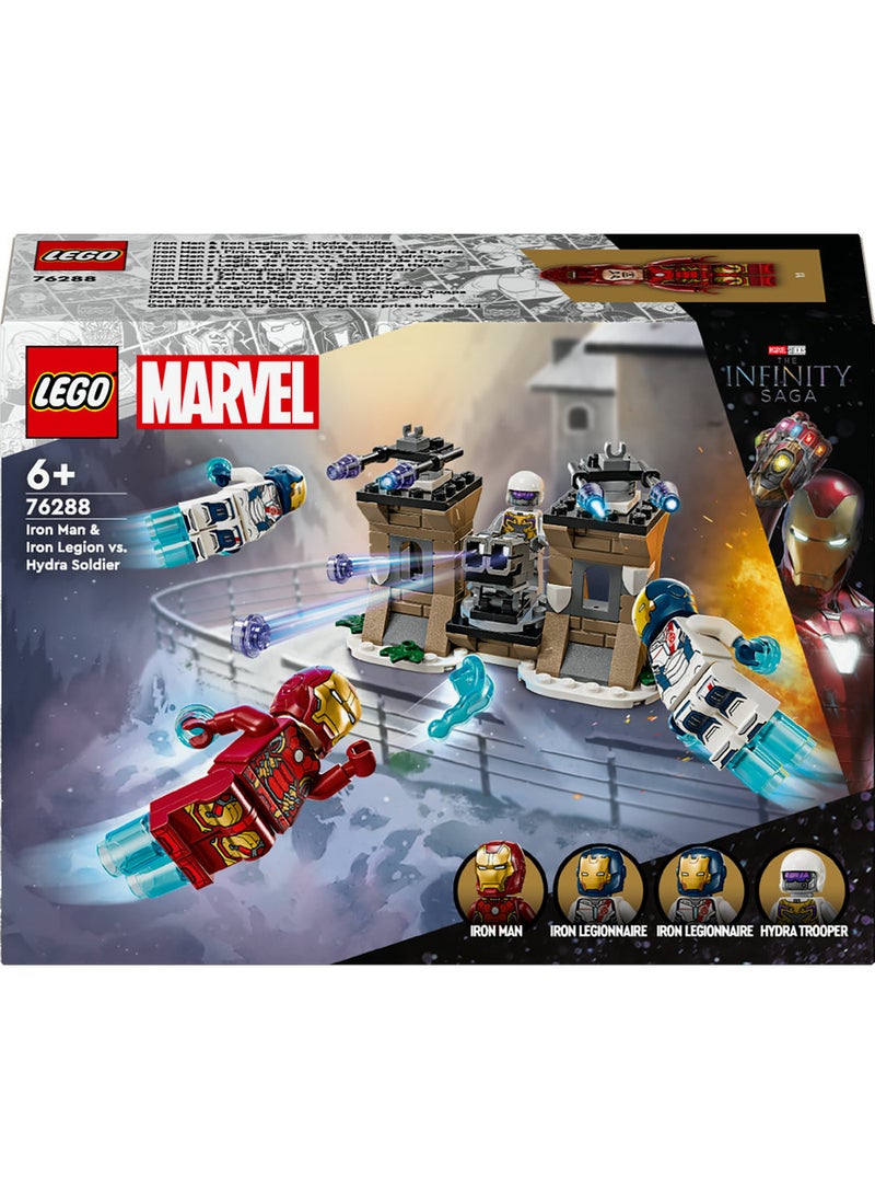 ليغو الرجل الحديدي والفيلق الحديدي ضدّ جندي هيدرا 76288 من LEGO® Marvel  - Image 2