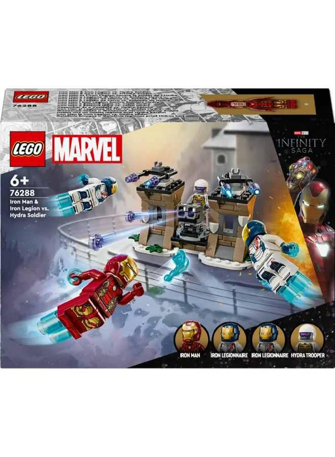 LEGO Super Heroes Iron Man & Iron Legion vs. Hydra Soldier 76288 (135) Pieces