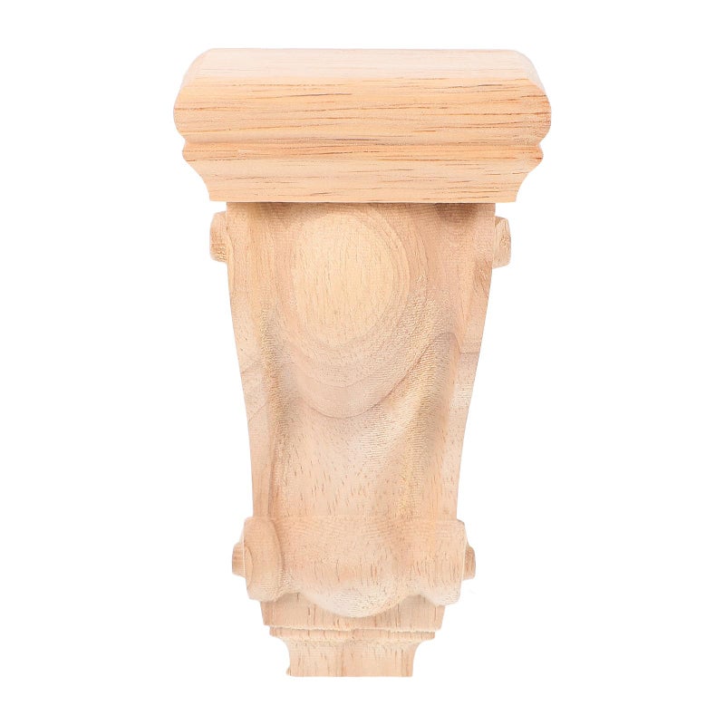 Carved Wood Shelf Brackets Roman Column Corbels for Cabinet Furniture Wall Decor DIY Millwork Accent - Image 2