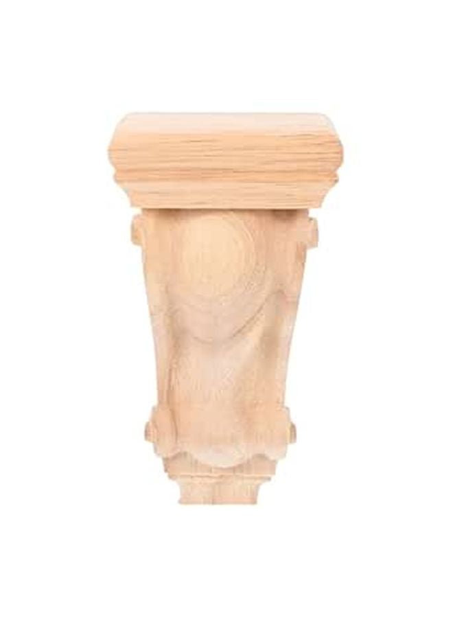Carved Wood Shelf Brackets Roman Column Corbels for Cabinet Furniture Wall Decor DIY Millwork Accent - Image 1