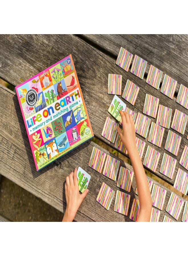 eeBoo: الحياة على الأرض، لعبة الذاكرة والمطابقة، تنموية وتعليمية، 24 زوجًا للمطابقة، وظيفة فردية أو متعددة اللاعبين، للأعمار من 3 سنوات وما فوق - Image 4