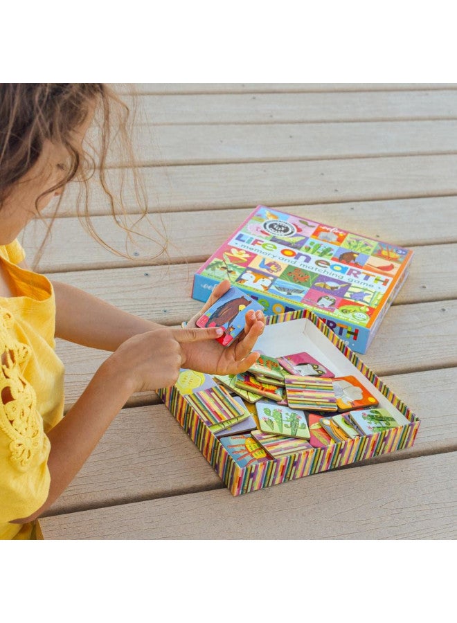 eeBoo: الحياة على الأرض، لعبة الذاكرة والمطابقة، تنموية وتعليمية، 24 زوجًا للمطابقة، وظيفة فردية أو متعددة اللاعبين، للأعمار من 3 سنوات وما فوق - Image 5