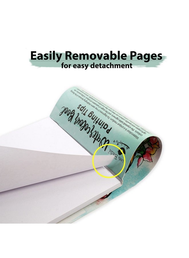 itsy-bitsy كتاب أكواريل إيتسي بيتي A4 (62 صفحة) للرسم | دفتر رسم أكواريل، غواش، حبر، ووسائط مختلطة - Image 5