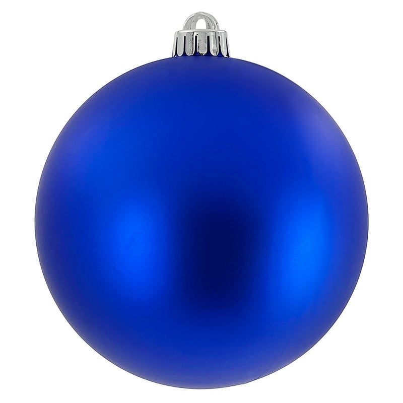 CHRISTMAS MAGIC Bauble Matt Blue 15cm 1Pc/PVC Box