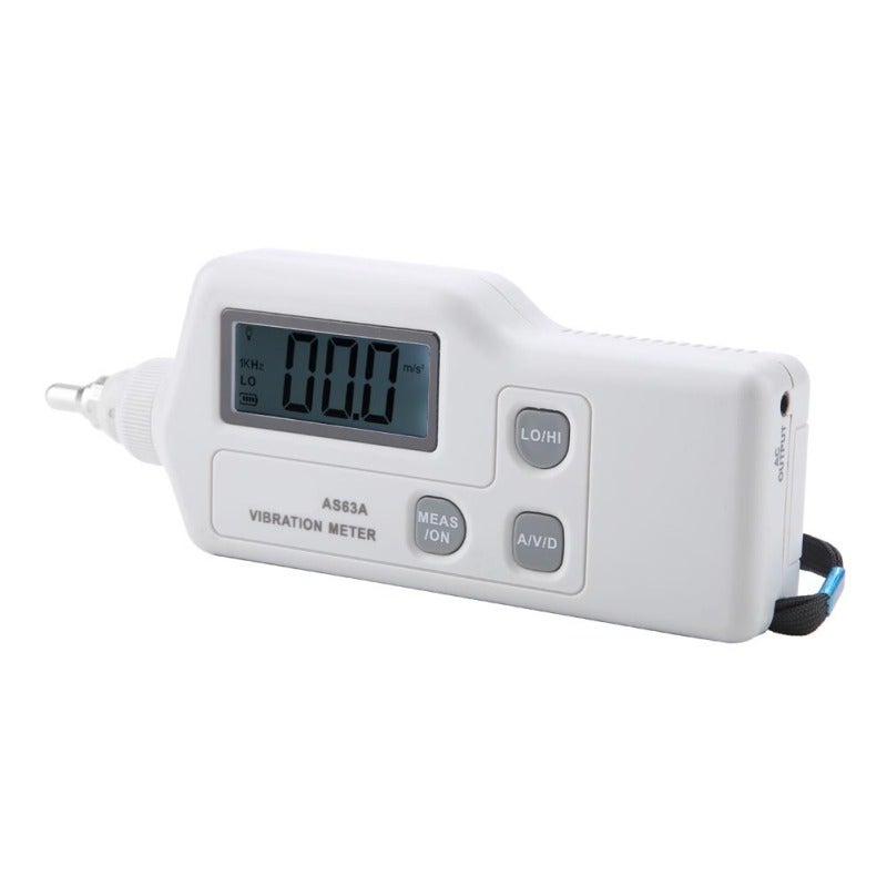 Vibration Meter with High Sensitivity Probe for Acceleration Velocity Displacement Measurement - LCD Backlight Display Portable Vibration Tester for Industrial Maintenance - Image 2