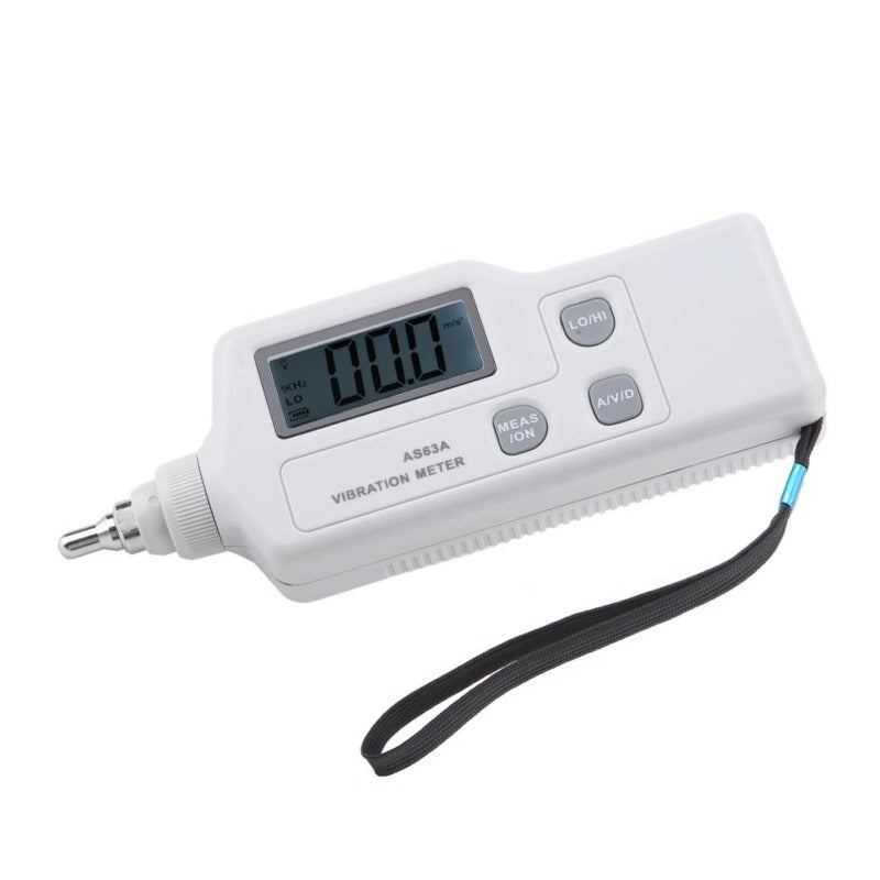 Vibration Meter with High Sensitivity Probe for Acceleration Velocity Displacement Measurement - LCD Backlight Display Portable Vibration Tester for Industrial Maintenance - Image 5
