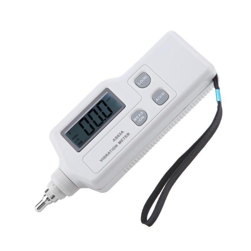 Vibration Meter with High Sensitivity Probe for Acceleration Velocity Displacement Measurement - LCD Backlight Display Portable Vibration Tester for Industrial Maintenance - Image 3