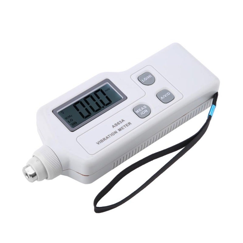 Vibration Meter with High Sensitivity Probe for Acceleration Velocity Displacement Measurement - LCD Backlight Display Portable Vibration Tester for Industrial Maintenance - Image 4