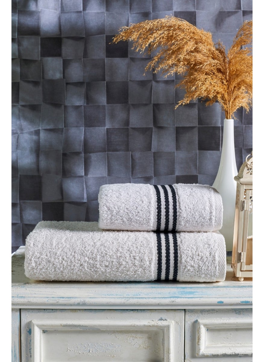 Casnack Veronica 2-Piece Bath Towel Set 