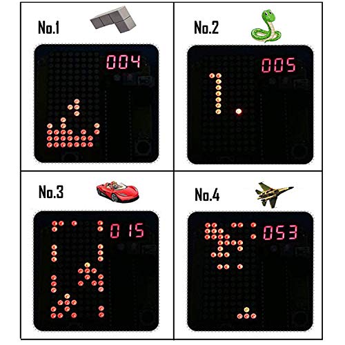 Etoput DIY Soldering Project Game Kit Retro Classic Electronic Soldering Kit with 5 Retro Classic Games and Acrylic Case, Idea for STEM High School Family Education Friends by Etoput - Image 2