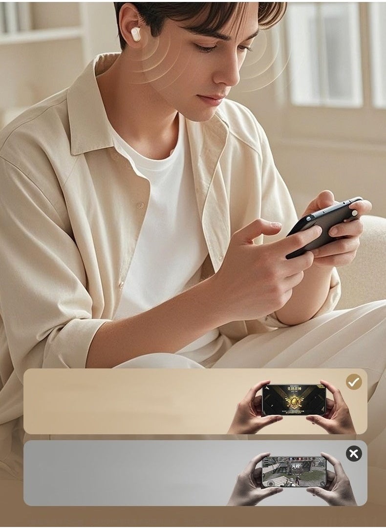 M89 Bluetooth Earbuds Short Handle In Ear High Sound Quality Bone Conduction Noise Reduction Space Cabin Earphones