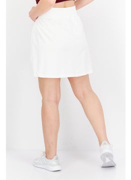 PUMA Women Sportswear Fit Brand Logo Training Skirt, White  - Image 4