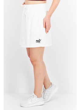 PUMA Women Sportswear Fit Brand Logo Training Skirt, White  - Image 3