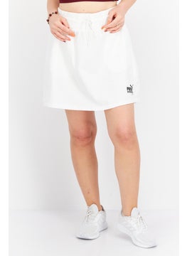 PUMA Women Sportswear Fit Brand Logo Training Skirt, White  - Image 1