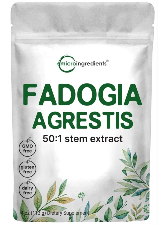 Micro Ingredients فادوجيا أغريستيس، مستخلص الساق 50:1، 4 أونصات - Image 1