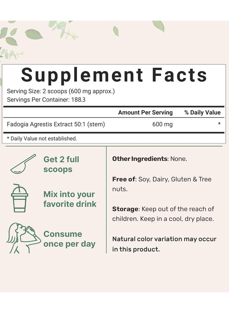 Micro Ingredients فادوجيا أغريستيس، مستخلص الساق 50:1، 4 أونصات - Image 2