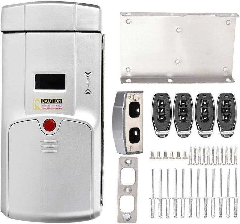 klarako Door Lock, Smart Concealed Electronic Door Lock Keyless, Wireless Remote Control Security Lock for Home/Hotel/Apartment - Image 1