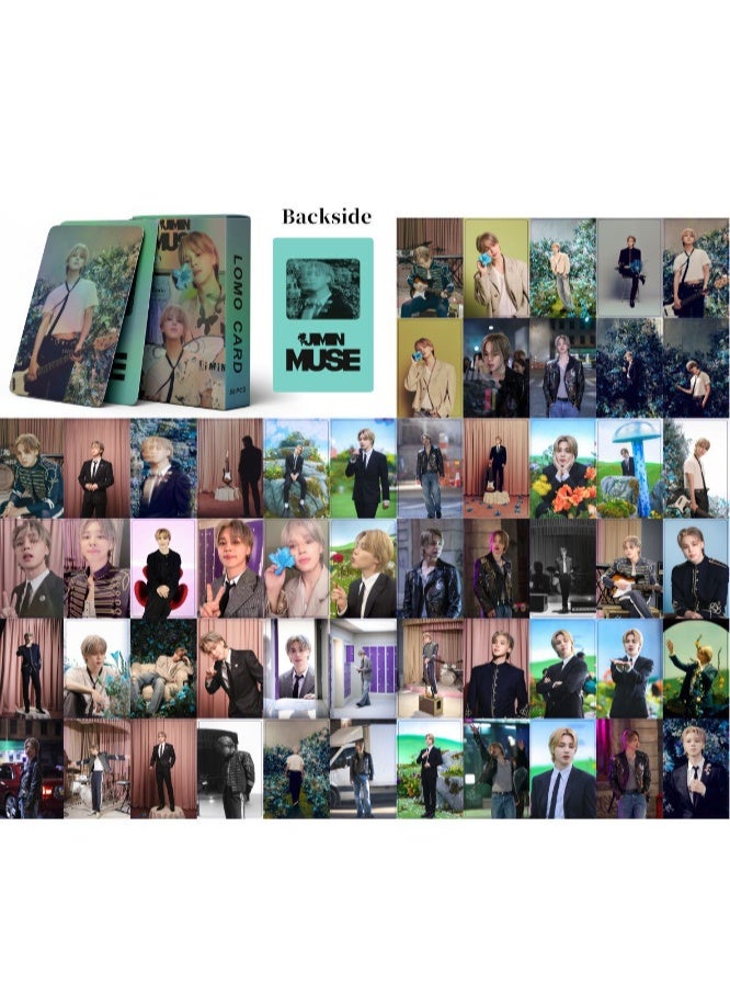 NIBEMINENT 55 Pcs Kpop BTS - JIMIN Lomo Cards Card For Fans Collection Gifts - Image 1