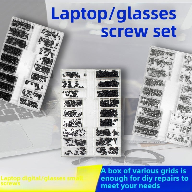 Watch Case Screws 18 Assorted Sizes Durable Stainless Steel - Easy Installation Compact Repair Screws for Watchcase Lids, Eyeglass Frames, Laptop and Industrial Equipment Repair - Image 2